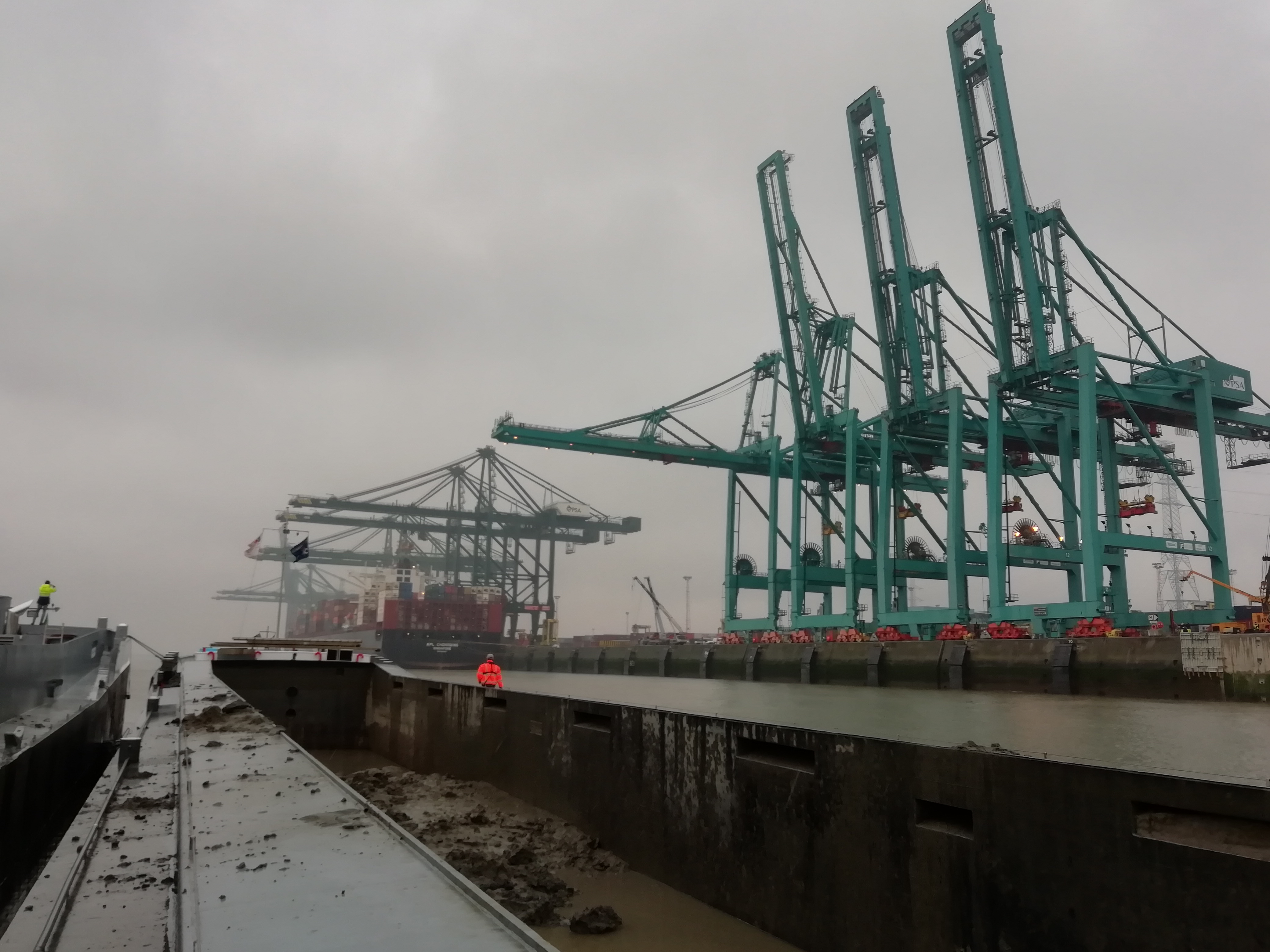 Maintenance and infrastructure dredging works in the port of Antwerp